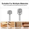 Shank Bowl and Tray Cutter Router bit