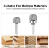 Shank Bowl and Tray Cutter Router bit