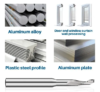 Alumimium cutting Single Flute End Mill